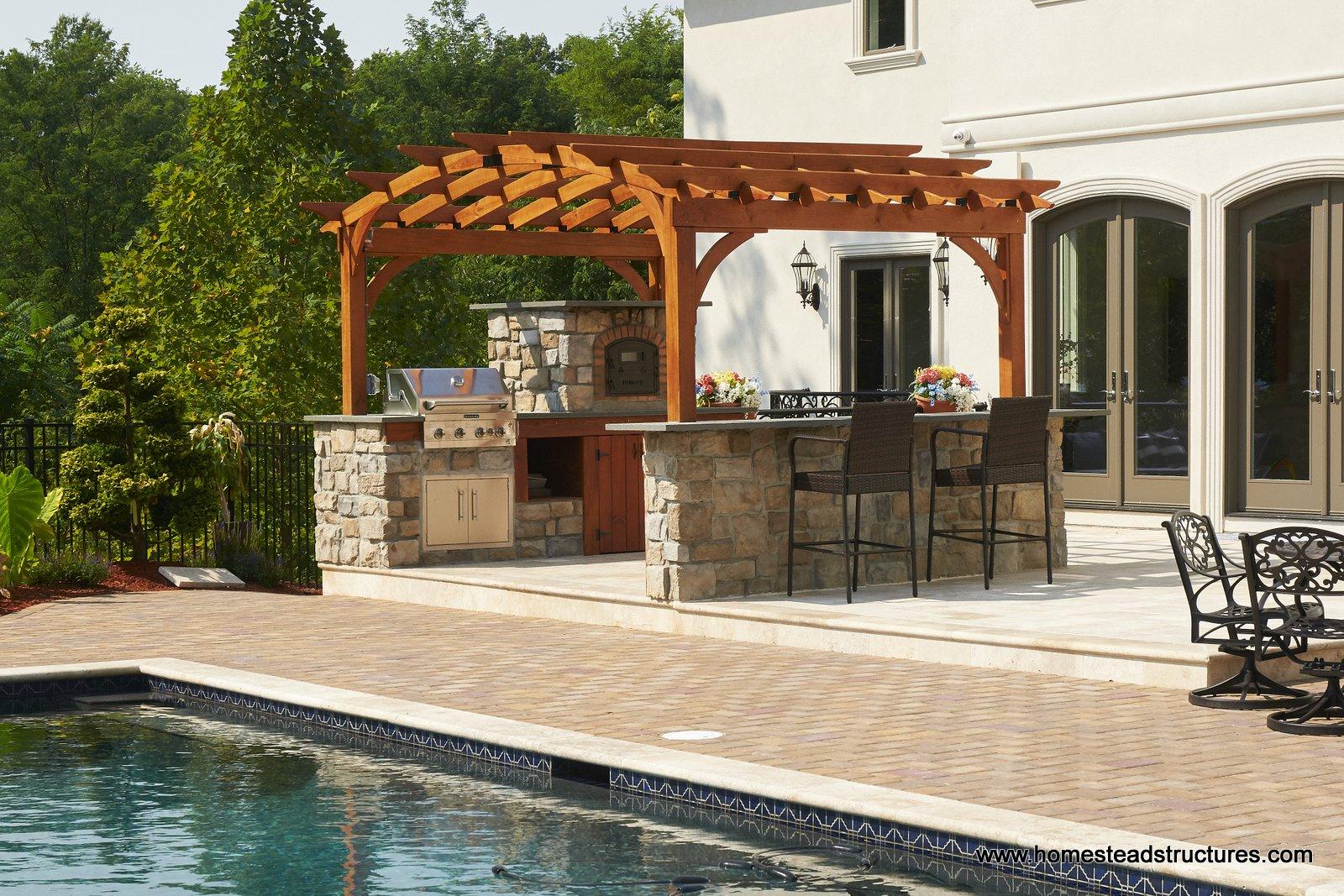 Pergolas - Vinyl &amp; Wood | Homestead Structures